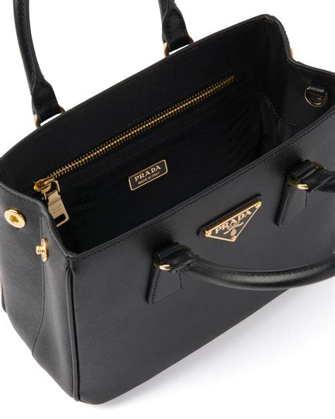 prada black saffiano leather tote|Prada saffiano leather handbags.